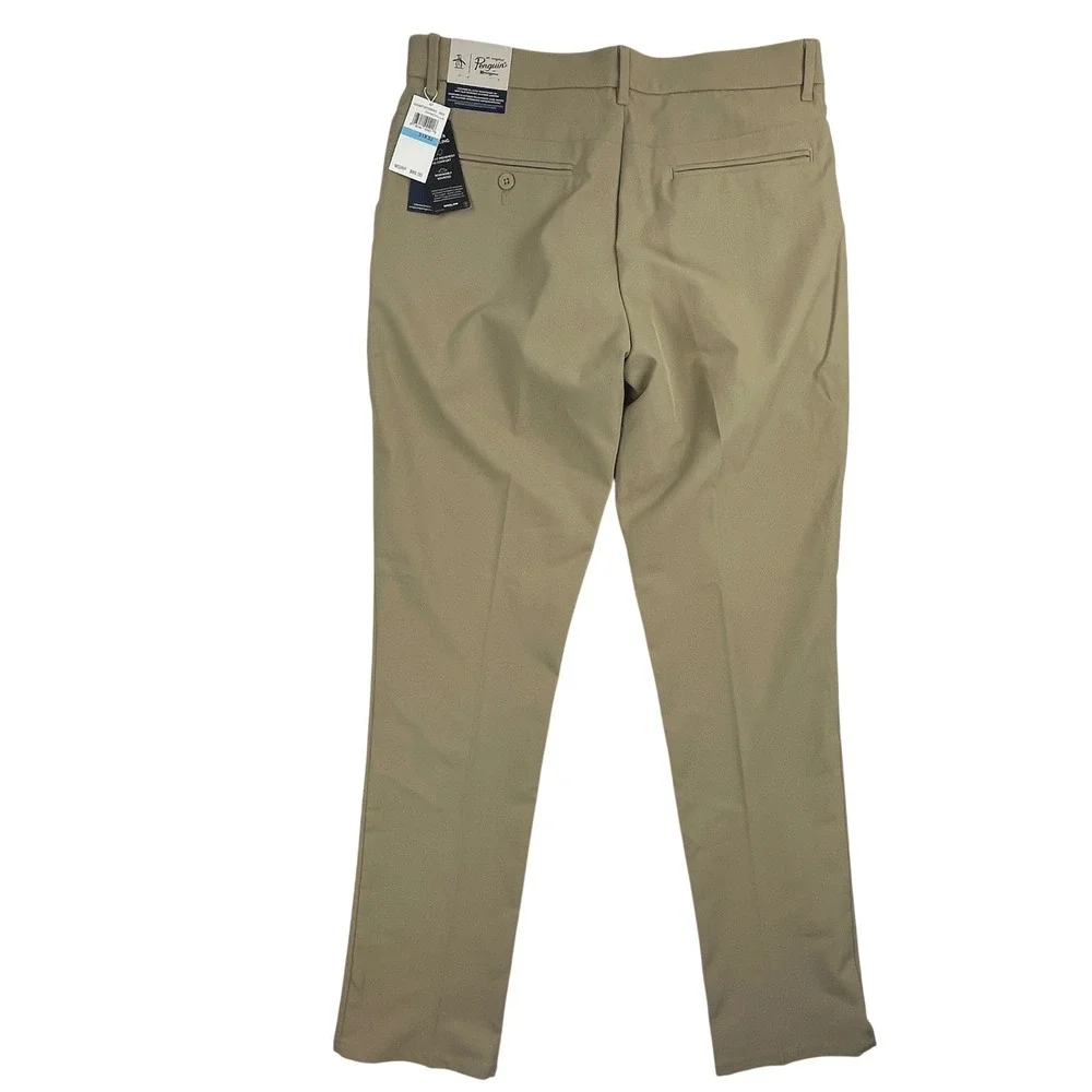 Original Penguin Munsingwear Performance Stretch Golf Pant 31x32 Men Khaki NWT